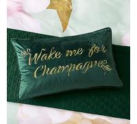 CHF Wake Me Up 1 Piece Decorative Pillow, Forest Green