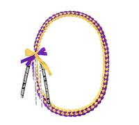 Chffcuh Graduation Leis 2025, Graduation Necklace Class of 2025 Ribbon Leis for Graduation Handmade Graduation Braided Necklace DIY Graduation Accessories for Women Man Grad Gift Party Supplies