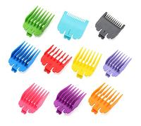 CHFYIJYHM 10 Pcs Colorful Limit Hair Clipper Comb Universal Hair Cutting Tool Fits for Most Full Size Hair Clippers/Trimmers