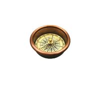 CHFYIJYHM All Copper Retro European Metal Micro Compass Outdoor Sports Essentials