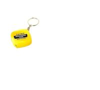 CHFYIJYHM Sewing Tape Measure High-Precision Steel Tape 1M Automatic Telescopic Square Small Tape Measure Key Chain Pendant Mini Small Steel Ruler Gift Ruler(Yellow 1m)