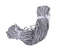 CHGCRAFT 110 Yards Silver Reflective Piping Fabric Strip 1/4 inch Reflective Cotton Ribbons Clothing Sewing Trim for Clothing Fabric Strip Edging Braid Trim Sew