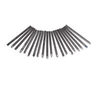 CHGCRAFT 20Pcs Flower Punch Stamp Set Iron Engraving Tool Kits Steel Punches Flower Punch Stamp Set Jewelry Metal Stamping DIY Tool for craft Gold Silver Jewelry Making Antique Silver