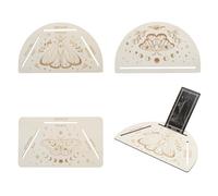 CHGCRAFT 3 Pcs Card Moth Tarot Stand Wooden Card Display Stand Tarot Card Holder Witch Divination Tools for Spirit Game Divination Tools Altar Decor, Mixed Shapes