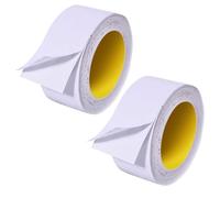 CHGCRAFT 5.47 Yards Single Sided Adhesive White Foam Tape Sealing Insulation Tape Seam Sealer Canvas for Windows and Door Patching, 1.9inch Wide, White