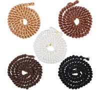 CHGCRAFT 5 Pcs 5 Color Spiral Curled Doll Hair Doll Curly Wigs Figurine Wigs Doll DIY Making Accessories for Doll DIY Wig Doll Making, 1090x10mm