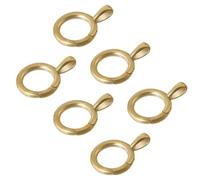 CHGCRAFT 6pcs Brass Twister Clasps Golden Charm Holder Pendant Flat Round Clasps Pendant Clasp for Necklace Jewelry Making Bracelet Clasps and Closures, Golden, 0.87x 0.55x 0.20inc