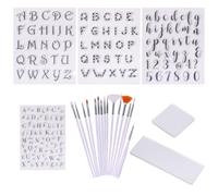 CHGCRAFT Alphabet Cake Stamps Tool Letters Stamp Set Reusable Numbers Fondant Cake Signet DIY for Fondant Biscuit Cake Cookie Party