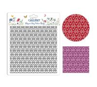 CHGCRAFT Butterfly Polymer Clay Texture Sheets Bow Tie Silicone Texture Stamp Love Heart Clay Texture Mat Modeling Pattern Pad Texture Sheets for Jewelry and Clay Earrings Tools, 5.5x5.5 inch