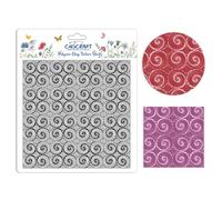 CHGCRAFT Geometric Shapes Silicone Texture Stamp Spiral Background Polymer Clay Molds DIY Clay Texture Tools for Clay Pottery Earring Jewelry Making Stamp Engraving Machines, Spiral, 5.5x5.5inch