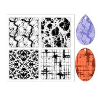 CHGCRAFT Marble Silicone Clay Texture Mat Marble Custom Silicone Texture Stamps Clay Modeling Pattern Pad for DIY Clay Jewelry Earrings Clay Mat Stamps for Decorative Card Making