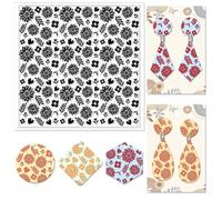 CHGCRAFT Sunflowers Texture Silicone Clay Texture Stamp Leaves Love Heart Polymer Clay Texture Sheets Clay Modeling Pattern Pad Texture Sheets for Polymer Clay Making Earrings Jewelry