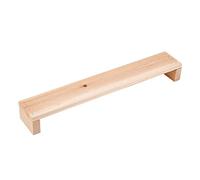 CHGCRAFT Wood Artist Leaning Bridge Hand and Wrist Leaning Bridge Hand Drawing Stand Wrist Rest Wood Bridge Tool for DIY Ceramic Clay Tools que White, 35x6x4.5cm