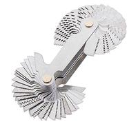 ChgImposs Metric & Imperial & US Screw Gauge SAE Whitworth 55 Degree & Metric 60 Degree & & US 60 Degree Thread Pitch Gauge for Industrial Measurement