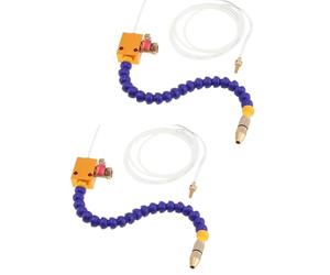 ChgImposs Mist Coolant Mist Lubrication System Unit, Metal Cutting Engraving Cooling Sprayer Machine with Air Pipe for CNC Lathe Milling Drill Machine