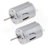 ChgImposs R280 DC Motor, 2PCS 6-24V 19800RPM High Speed Micro Motor for DIY Toys Mini Fans Juicer Water Pump Beauty Instrument