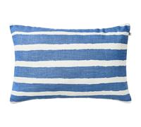 Chhatwal & Jonsson Block Stripe outdoor cushion 40x60 cm Riviera blue-off white