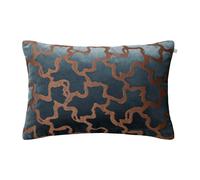 Chhatwal & Jonsson Chand pillowcase 40x60 cm Sea blue-cognac