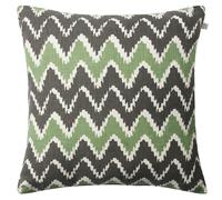 Chhatwal & Jonsson - Ikat Bangalore Outdoor Cushion 50x50 cm, Grey/Sage - Grey