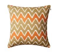Chhatwal & Jonsson Ikat Bangalore outside cushion 50x50 cm Beige-apricot orange