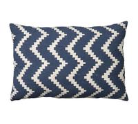 Chhatwal & Jonsson - Ikat Sema Cushion 40x60 cm Outdoor, Blue / Off-white - Blue