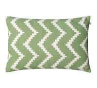Chhatwal & Jonsson - Ikat Sema Cushion 40x60 cm Outdoor, Sage / Off-white - Offwhite