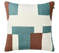 Chhatwal & Jonsson Jay cushion cover Terracotta-heaven blue, 50x50 cm