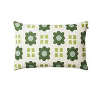 Chhatwal & Jonsson Lalit cushion cover 40x60 cm Aqua-lime-cactus green