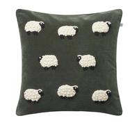 Chhatwal & Jonsson Sheep cushion cover 50x50 cm Forest green