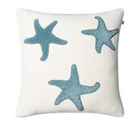 Chhatwal & Jonsson Star Fish pillowcase 50x50 cm Off white-heaven blue