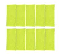 CHHELIHL 10pcs Reflective Wheel Rim Stripe Decal Adhesive Decals Night Reflective Safety Decoration Rim Stickers (Yellow)