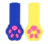 CHHELIHL 2Pcs Cat Teaser Claw Shape Interactive Toy Red Light Funny Stick Pet Scratching Training Tool