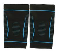 CHHELIHL 2Pcs Unisex Nylon Knitting Kneecap All Sides Breathable Keep Warm Running Sport Kneepad (Sky Blue S Code)