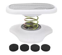 CHHELIHL Adjustable Footrest Stool, Toilet Step Stool, Under Desk Foot Rest with Non-Slip, for Office and Home Use, Ergonomic Design, Spring Support, Anti-Tip Base