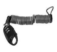 CHHELIHL Bike Helmet Cable Lock Portable Universal Anti Theft Password Lock for Motorcycle (Black)