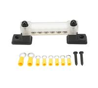 CHHELIHL For Power Distribution Bus Bar, Keep Wires Orderly, Practical Wiring Block, Multiple Connection Points, Protective Cover, For Cars RVs Boats