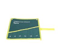 CHHELIHL for Spanner Plier Wrench, Multi Pocket Canvas Tools Storage Bag, Holder Organizer with Elastic Loops, Durable Heavy Duty for Mechanics, Portable Tool Pouch for Ele (6 People)