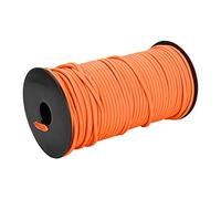 CHHELIHL Heavy Duty Paracord, for Camping Survival Gear, 9 Strands 4mm Nylon Rope, 100m Tactical Accessory String, Outdoor Cloth Line, Emergency Lanyard Cord for Hiking Climbing (Orange)