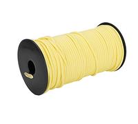 CHHELIHL Heavy Duty Paracord, for Camping Survival Gear, 9 Strands 4mm Nylon Rope, 100m Tactical Accessory String, Outdoor Cloth Line, Emergency Lanyard Cord for Hiking Climbing (Yellow)