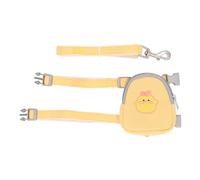 CHHELIHL Pet Backpack Harness with Leash Animal Pattern Backpack Adjustable Vest Harness Puppy Traction Rope Leash for Cat Small Dog (Chick)