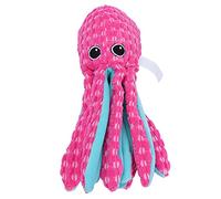 CHHELIHL Pet Corduroy Octopus Vocal Toy Puppy Biting Training Toy for Large Medium Small Dog (XL 100x70cm / 39.37x27.56in)