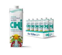 CHI 100% Pure Coconut Water I 1 litre (Pack of 6) I Vegan, Fat, Gluten and Dairy free I Rehydrate and Revive!