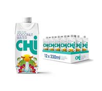 CHI 100% Pure Coconut Water I 330ml (Pack of 12) I Vegan, Fat, Gluten and Dairy free I Rehydrate and Revive!