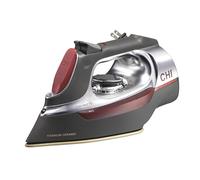 CHI (13106 Steam Iron With Retractable Cord Titanium Infused Ceramic Soleplate & Over 400 Steam Holes Professional Grade