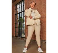 Chi Chi London Reversible Quilted Short Jacket In Cream Cream 12
