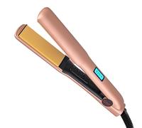 CHI Original Straight Iron Hair Straightener, Ceramic Floating Plates for Smooth Finish, Fast Heating Styling Tool, On/Off Switch, 1.25 inch, Prosecco Please
