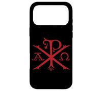 Chi Rho and Alpha Omega Early Christian Symbol Case for iPhone 17 Pro Max