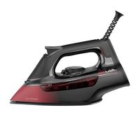 CHI Steam Iron for Clothes with 300+ Holes for Powerful Steaming, Temperature Guide Dial, 1700 Watts, XL 10’ Cord, 3-Way Auto Shutoff, Lava Infused Ceramic Soleplate, Black (13130)