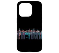 Chi-Town Night Lights Windy City Southside Chicago Towers Case for iPhone 15 Pro