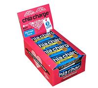 Chia Charge Vegan Protein bar,Palm Oil, Dairy & Gluten Free, high Protein Vegan Snacks - 20g Plant Powered Protein per bar - Pack of 10 Cocoa